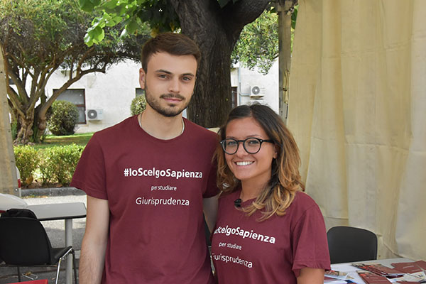 Students of the Faculty at a previous edition of the Open Day
