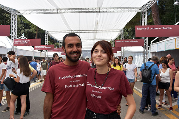 Students of the Faculty at a previous edition of the Open Day